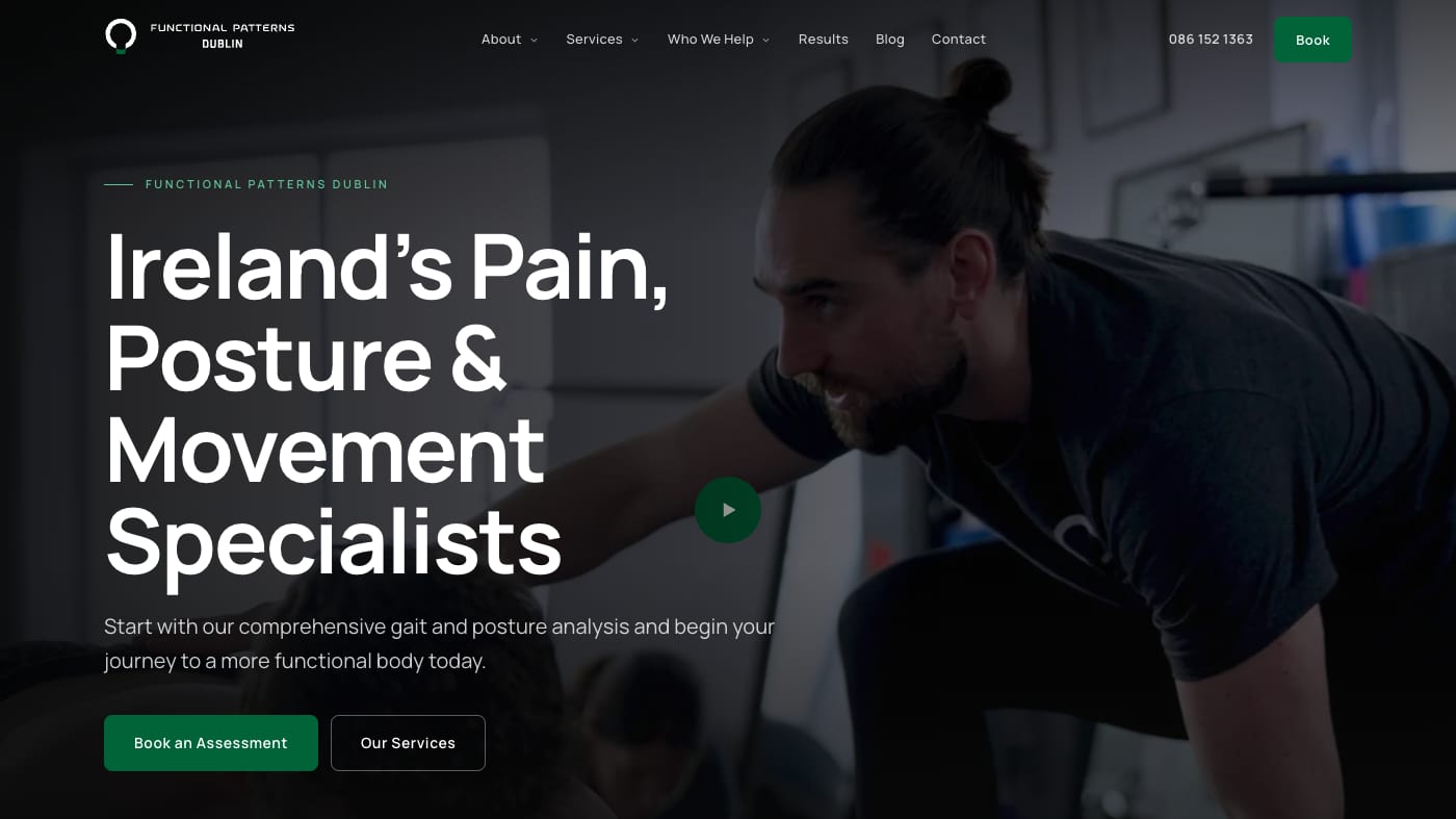 Functional Patterns Dublin website homepage